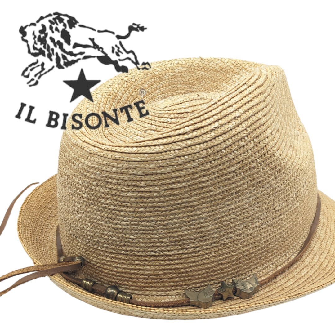 イルビゾンテ 麦わら帽子 IL BISONTE ハット