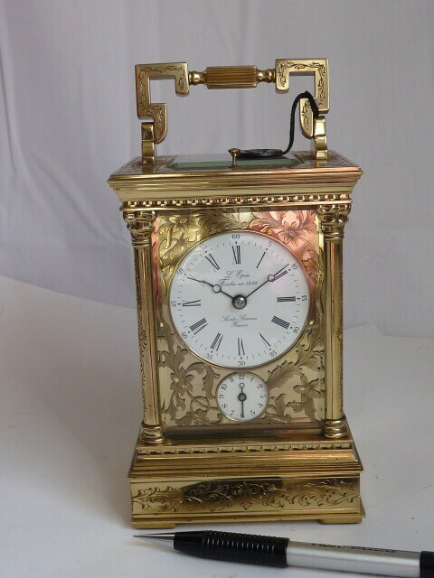 L'Epee レペ Fondee en 1839 DELEPINE 高級置時計 機械式 ◆アンティーク フランス製