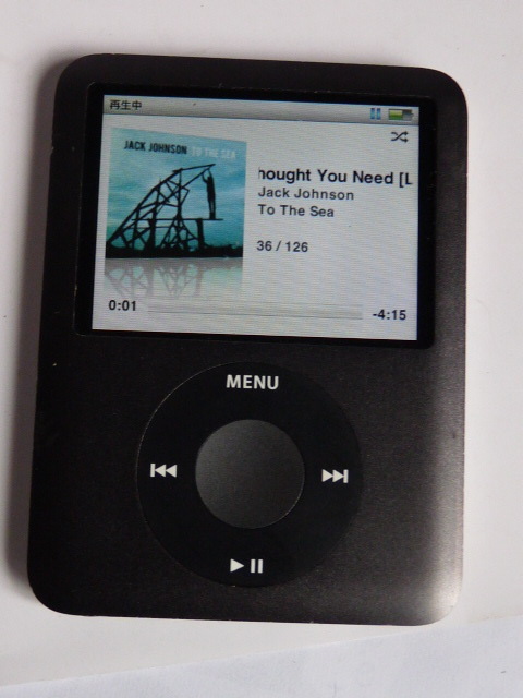 動作品◆ Apple MB261J 8GB iPod nano 第3世代　A1236 ブラック