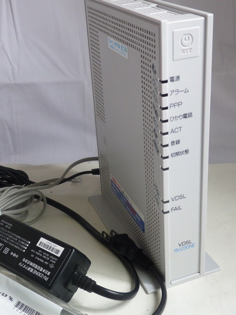 現状品◆NTT ひかり電話ルータ VDSL モデム ネットワークルーター 東日本電信電話 RV-230NE