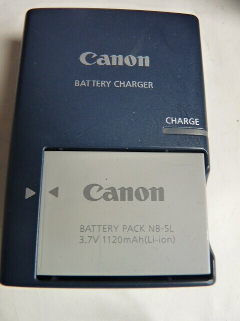 現状品◆Canon 純正 充電器 CB-2LX ◆バッテリー NB-5L