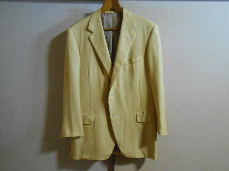 未使用 （デッドストック） 米国老舗高級紳士服ブランド Oxford Clothes（1916年創業） シルク＆ウール 米国製 別注品 春夏用ジャケット
