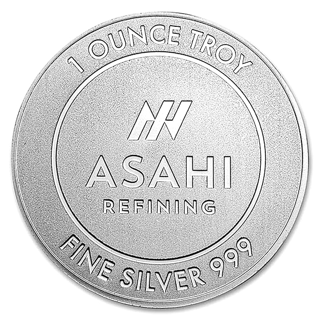 ASAHI 純銀コイン 1オンス 206-06-1000