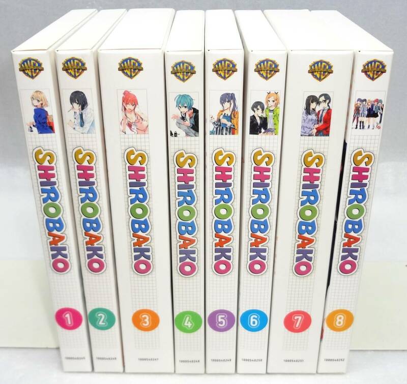 SHIROBAKO Blu-ray 初回限定版 全8巻セット ※４巻、８巻の特典欠品