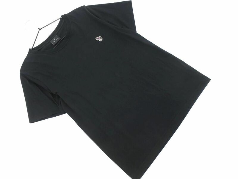 ネコポスOK Paul Smith ポールスミス アップリケ付き Tシャツ sizeS/黒 ■◆ ☆ eec2 メンズ