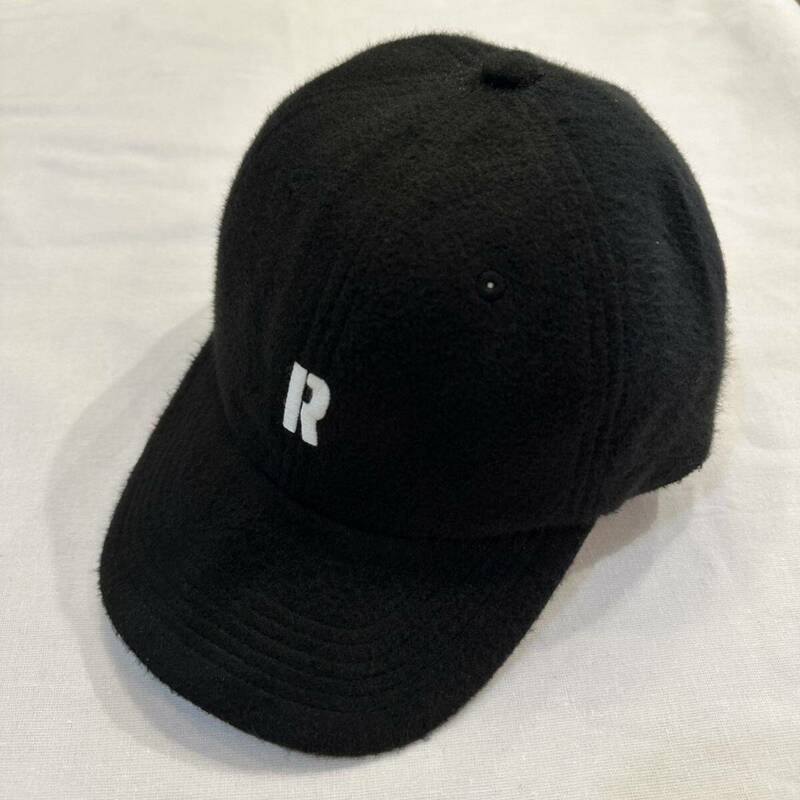未使用品 RHC Ron Herman Fleece Logo Cap ロンハーマン ロゴ ベースボール キャップ 野球 帽子 Black ブラック 黒 