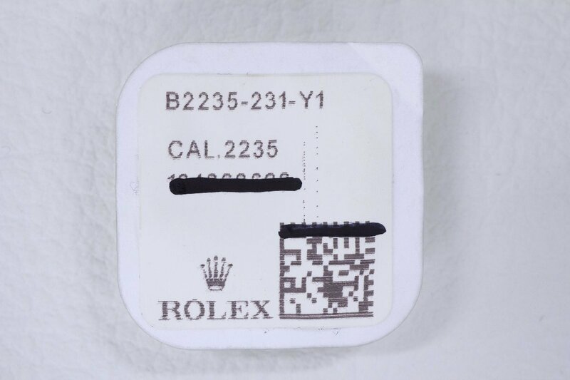 ROLEX ロレックス 部品 純正 裏押さえ Cal.2235用 パッケージ入り