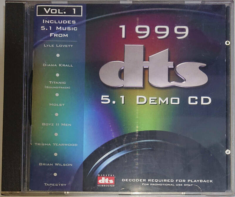 1999 dts 5.1 DEMO CD Vol.1