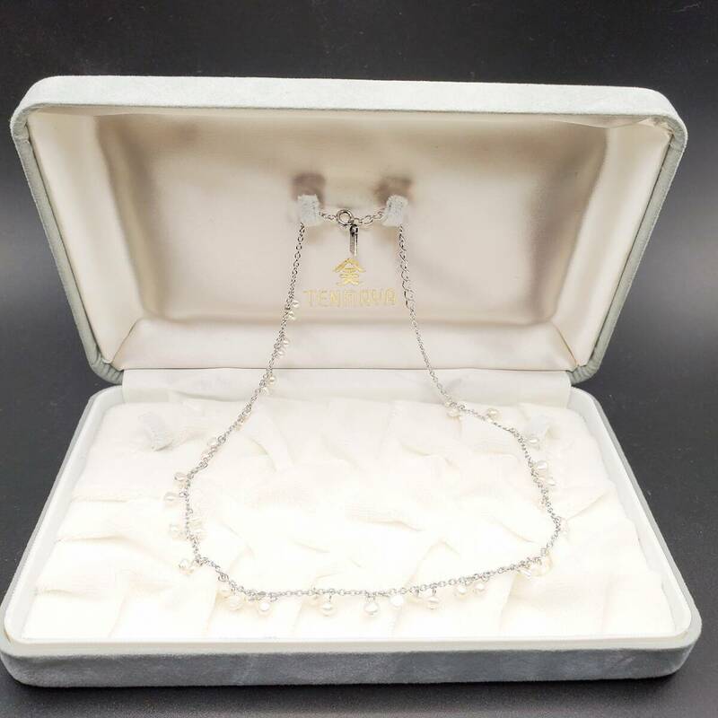 ネックレス 真珠 淡水パール パール ネックレス 重量約7.2ｇ 全長:約40cm ファッション