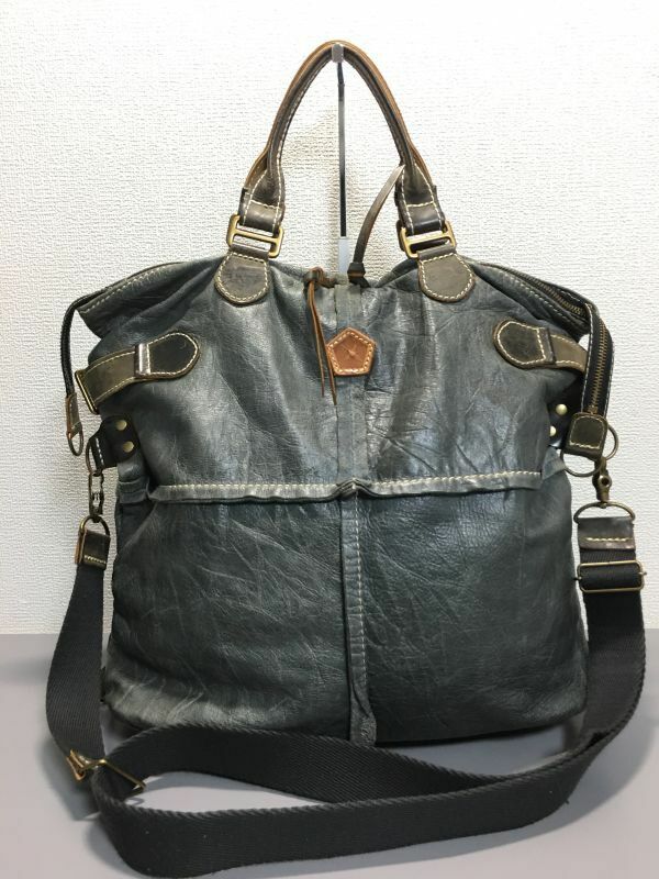 AinSoph アインソフ 2WAY レザー トートバッグ