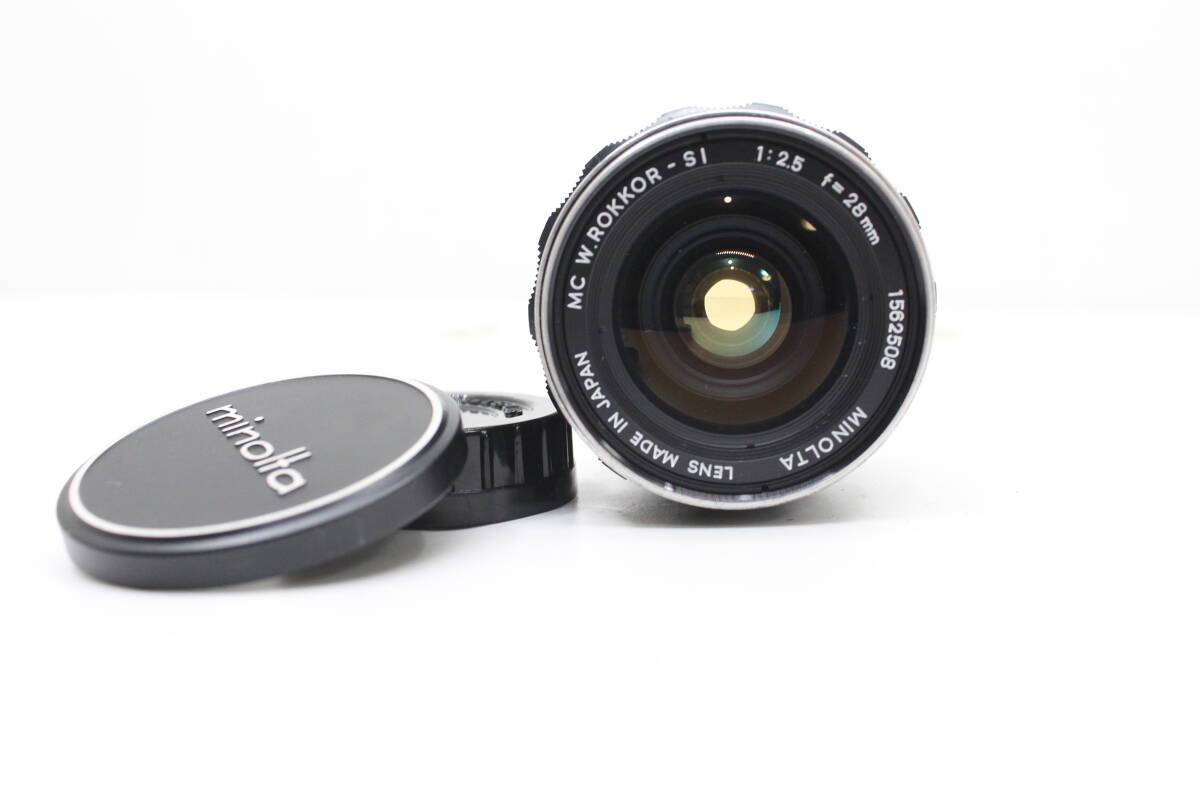 ★良品★MINOLTA ミノルタMC W.ROKKOR-SI 28mm F2.5 完動品！ OK6740