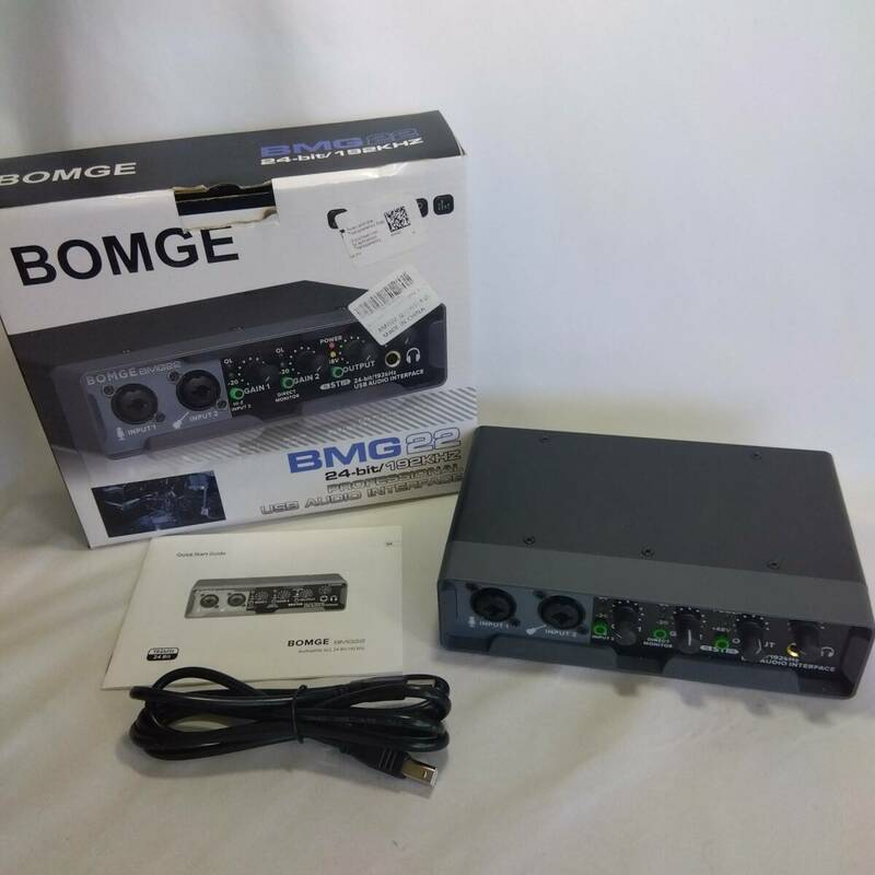 BOMGE USB オーディオ インターフェイス (24 ビット/192 kHz)