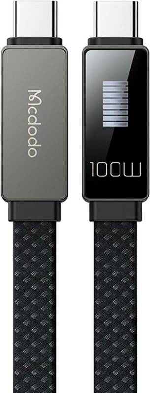 Mcdodo USB-C to USB-Cケーブル 100W PD急速充電　リズムスクリーン表示ケーブル