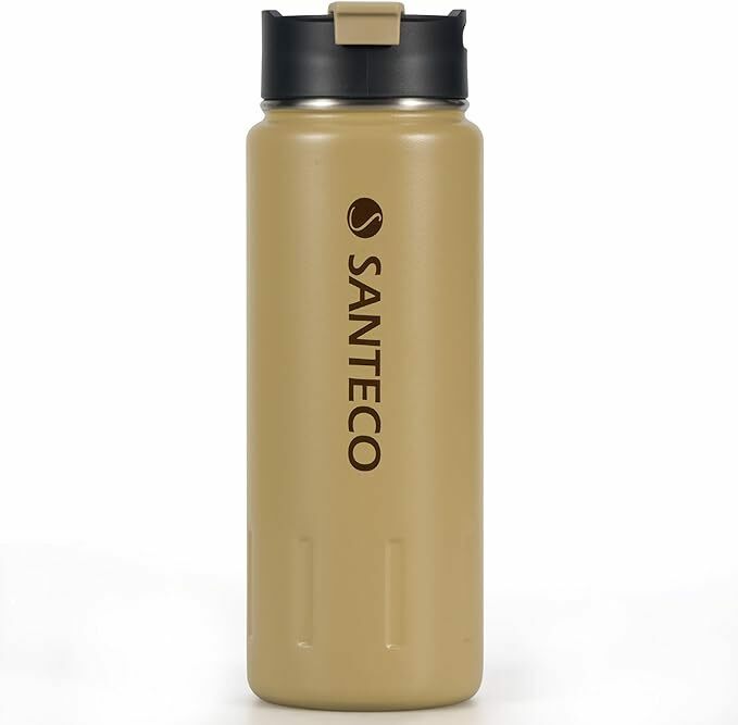 Santeco 水筒 ステンレス 直飲み 真空断熱タンブラー 710ml 保温 保冷
