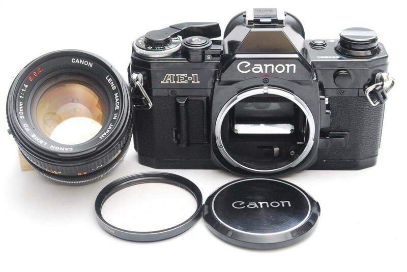 Canon AE-1 /FD 50mm 1:1.4 SSC (良品） 05-28-14