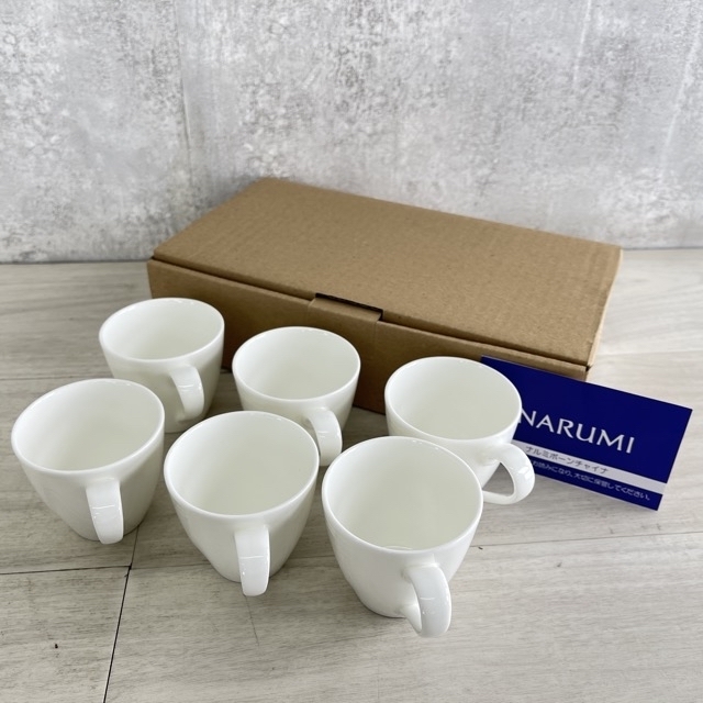 高級洋食器 新品 NARUMI Bone China ナルミ デミタスカップ 6点セット 50180-2690 ホテル レストラン 飲食店 /51686在★27