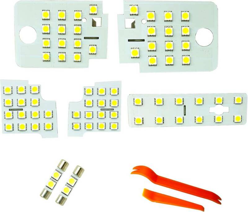 スバル レヴォーグ LEDルームランプ 7点セット SUBARU レヴォーグ VM系 LED ホワイト 交換専用工具付き 室内灯