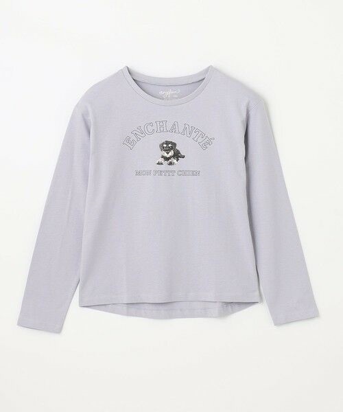 any FAM KIDS◆新品 アートモチーフ 長袖 Tシャツ オンワード樫山◆size140