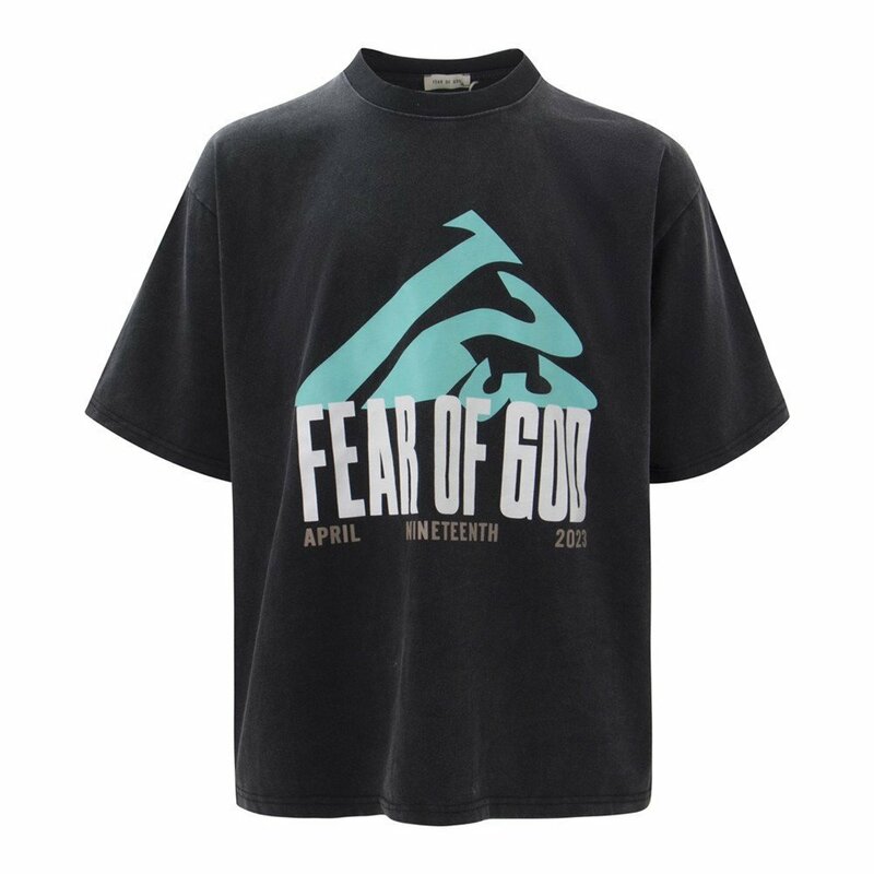 FEAR OF GOD RRR-123 Hollywood コラボ 半袖tシャツ クルーネックＴシャツ メンズ レディース トップス Lサイズ