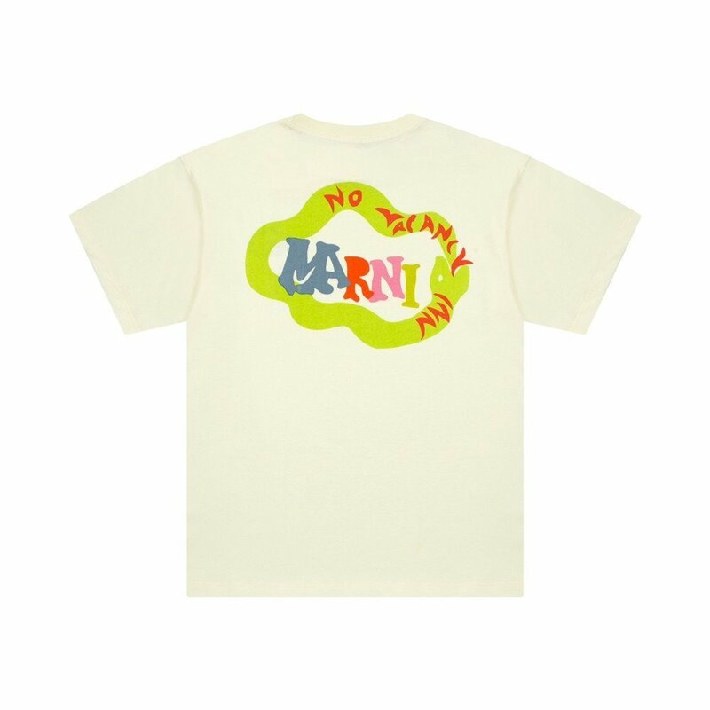 マルニ Tシャツ MARNI☆NO VACANCY INN SNAKE LOGO PRINT SHORT SLEEVE T-SHIRT 40サイズ