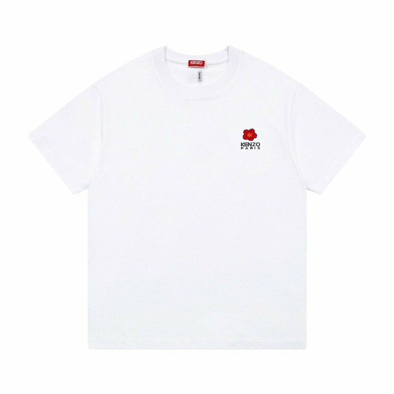 【KENZO】BOKE FLOWER クラシック Tシャツ 半袖 カットソー 男女兼用 ホワイト Lサイズ