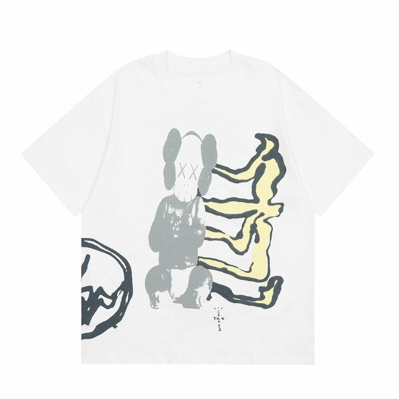 Travis Scott Cactus Jack x KAWS For Fragment Tee White 半袖Tシャツ カットソー Tシャツ ホワイト Lサイズ