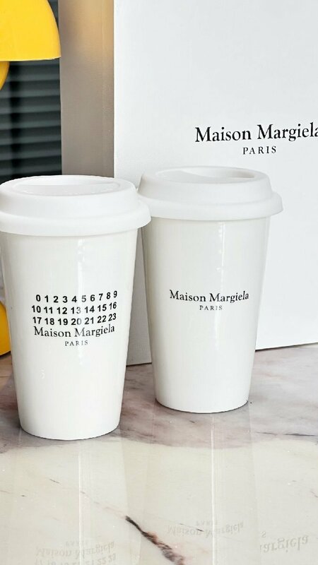 Maison Margiela メゾンマルジェラ マグカップ ホワイト 箱付き コーヒーカップ 2点セット おしゃれ 贈り物