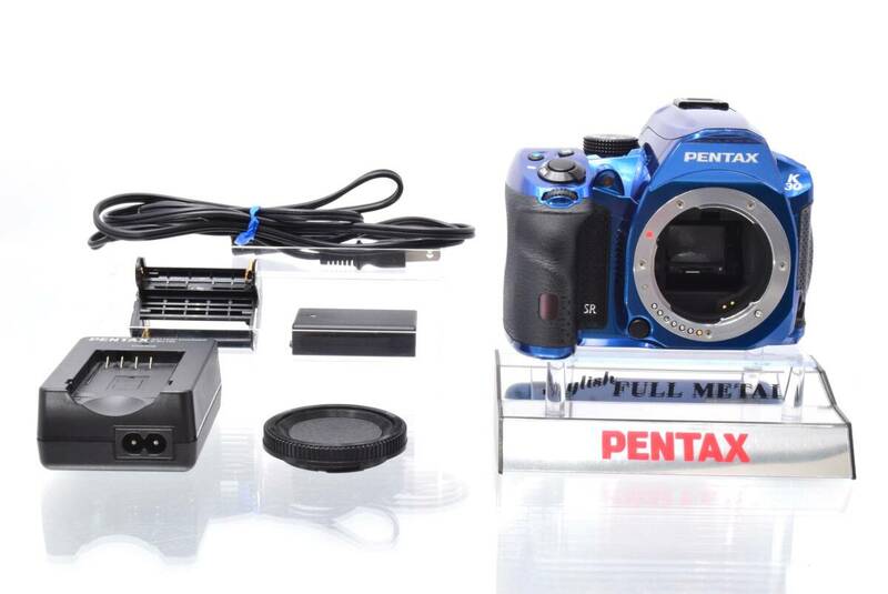 美品　PENTAX K-30 ボディ クリスタルブルー　デジタル一眼レフカメラ★