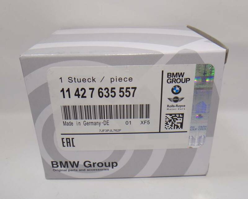 新品、未使用　送料220円より　別途在庫あり　BMW純正　オイルフィルター　エレメント　11427635557　7605342　（64g）