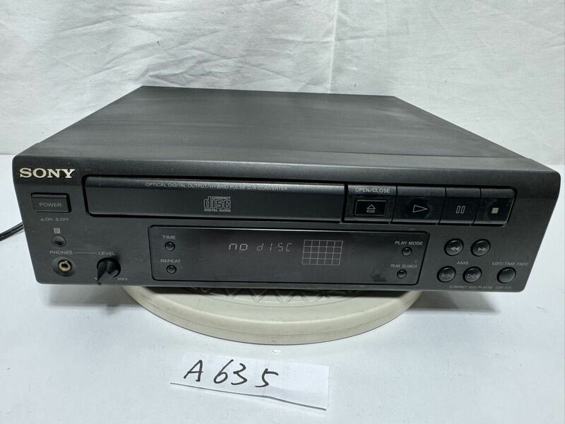 a635)SONY ソニー CDP-S35 システムコンポ CDプレーヤー 