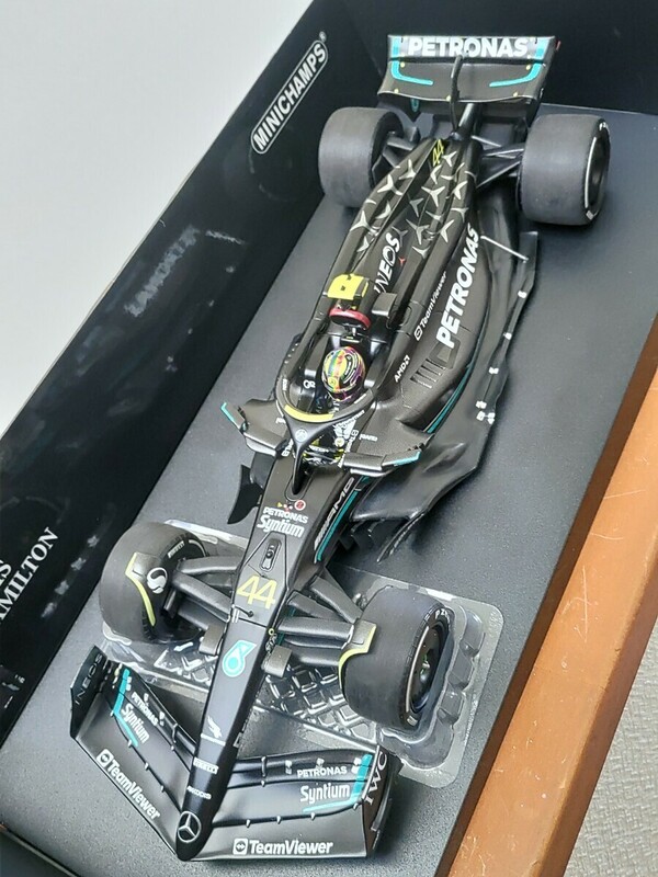 ☆ 稀少品！PMA1/18 メルセデス AMG ペトロナス F1 TEAM W14 Е パフォーマンス BahrainGP 　2023 #44 L.ハミルトン ☆