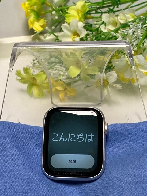 ペアリング確認済☆ Apple Watch Series5 GPSモデル 44mm A2093 MWVD2J/A シルバー スマートウォッチ 本体 バッテリー93％☆ A5849