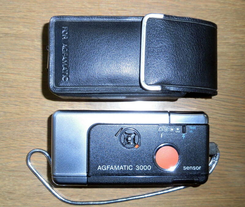 AGFAMATIC 3000 Pocket カメラ ケース付 状態良 動作未確認