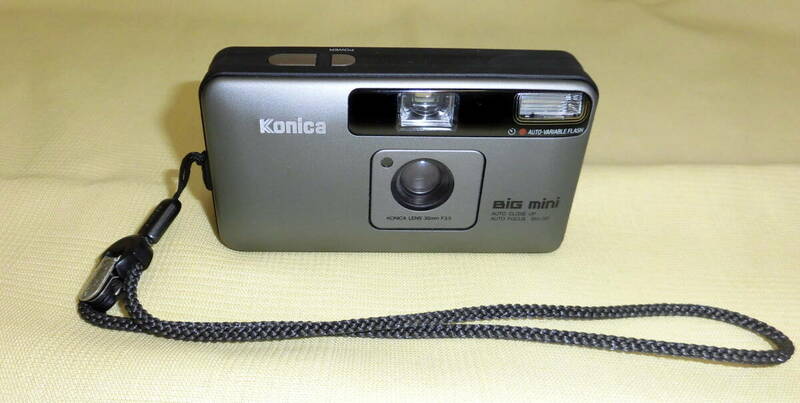 コニカ Konica Big mini BM-201 動作確認済 電池交換済 コンパクトカメラ フイルムカメラ
