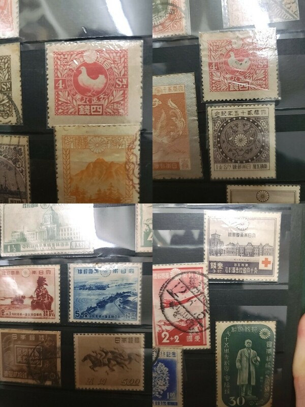 大正8年　昭和初期　古い切手　銭切手　大日本帝国郵便　まとめて