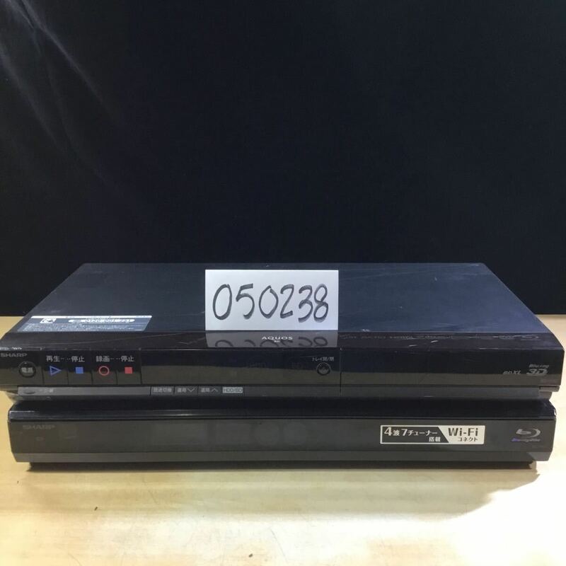 (050238F) SHARP BD-H30 / BD-W500 ブルーレイディスクレコーダー ジャンク品 2台セット