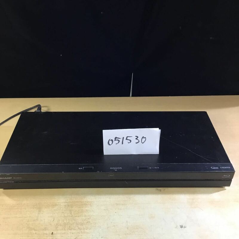 【送料無料】(051530F) 2017年製 SHARP シャープBD-NW510ブルーレイディスクレコーダー BD/DVD再生動作確認済み 中古品　