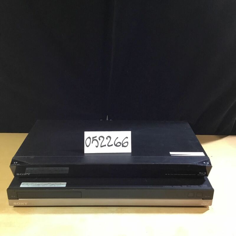 (052266F) SONY BDZ-E510 / BDZ-AT950W ブルーレイディスクレコーダー ジャンク品 2台セット