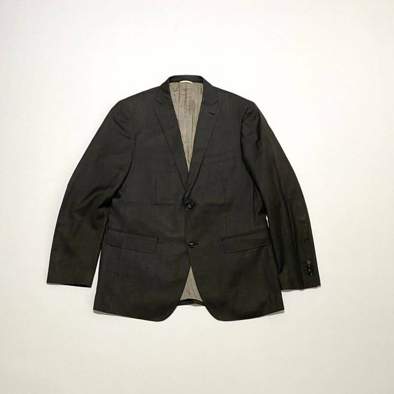 【輸入品】BALMAIN バルマン テーラードジャケット ダークグレー 総裏 シングル 紳士服　スーツ 古着卸　大量