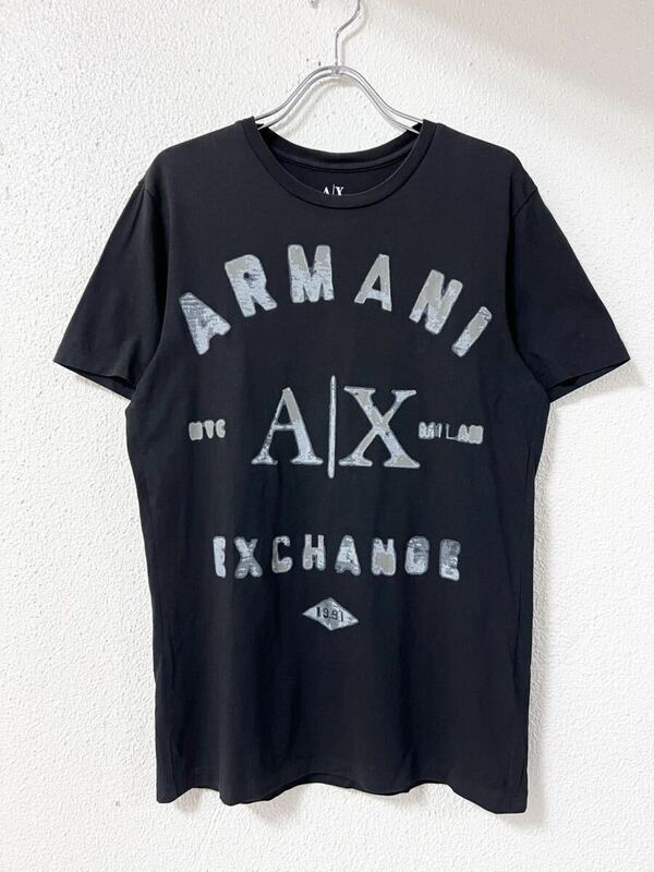 アルマーニ エクスチェンジ AIX カレッジデザイン Tシャツ 