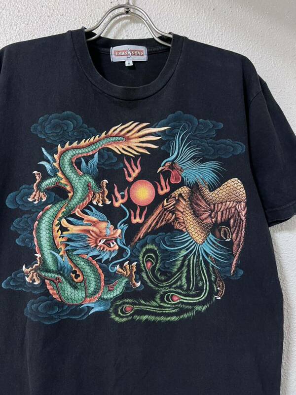 CROSS KEYS THE GOLDEN DRAGON OF MILLENIUM 龍 鳳凰 Tシャツ 