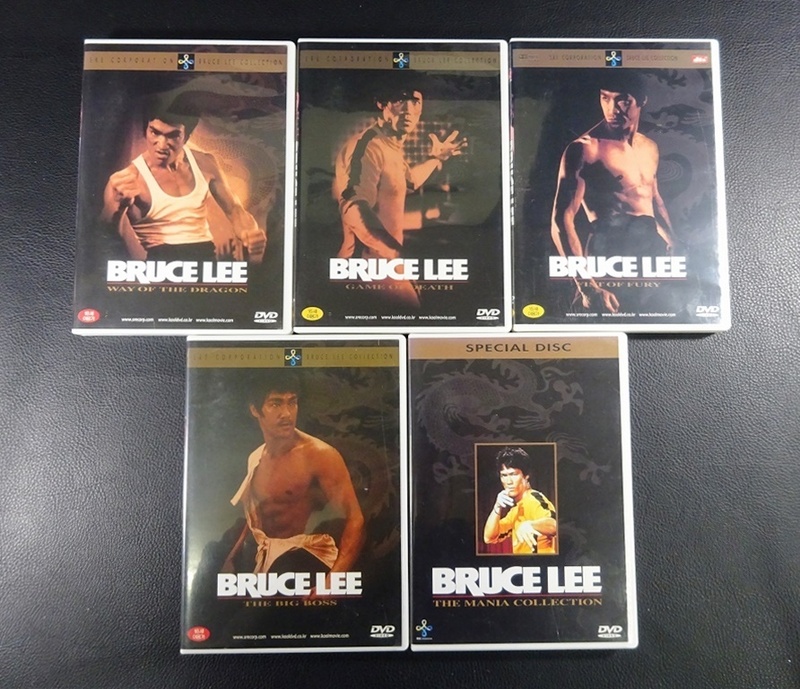 t6■DVD ブルース・リー BRUCE LEE 5作 韓国版 SPECIAL DISC THE MANIA COLLECTION THE BIG BOSS WAY OF THE DRAGON GAME OF DEATH 