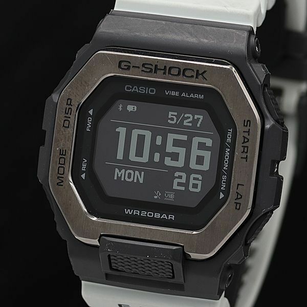 1円 稼働 良品 カシオ G-SHOCK GBX-100 QZ デジタル文字盤 ラバーベルト メンズ腕時計 DOI 2000000 5NBG2