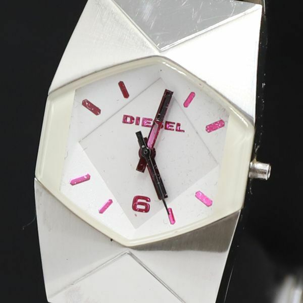 1円 QZ ディーゼル DZ-5326 251206 シルバー文字盤 レディース腕時計 KRK 2000000 5NBG2