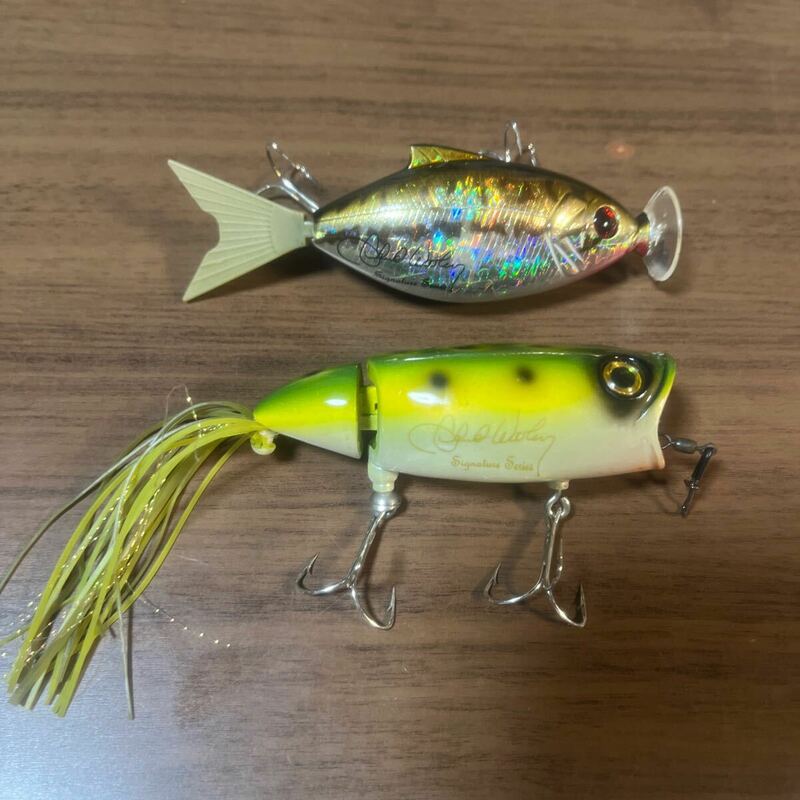 ゼンマイルアー　2個セット　美品　MOTO MINNOW モトミノー シグネチャーモデル モトチャグ　B級ルアー　ノイジー