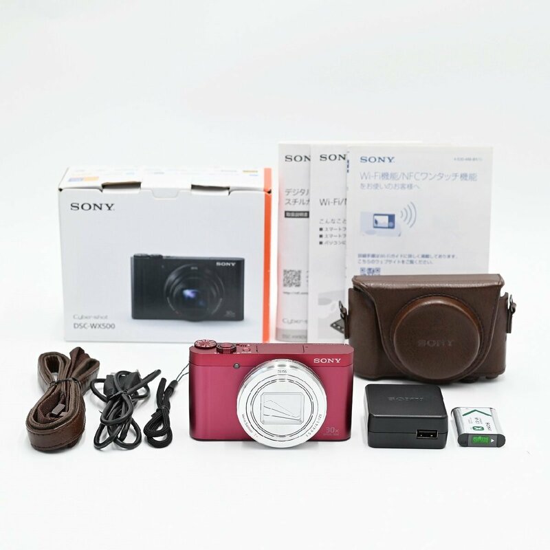 ソニーSONY コンパクトデジタルカメラ Cyber-shot DSC-WX500 レッド コンパクトデジタルカメラ