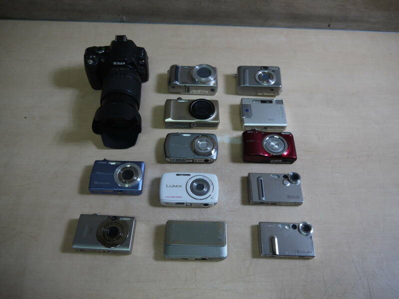Nikon ニコン D40/Panasonic DMC-TZ5など デジタルカメラ 計13台 現状品