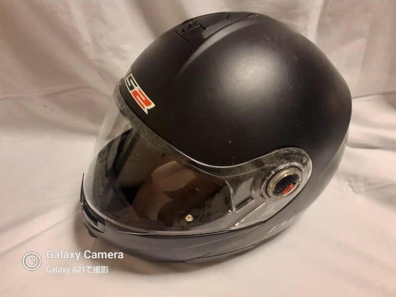 MHR JAPAN エムエイチアールジャパン　LS2 G-MAC-RIDE（ジーマックライド） ブラックメタリック L 　フルフェイスヘルメット