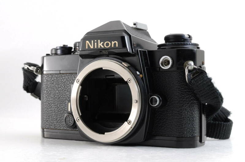 動作品 ニコン Nikon FE ボディ 黒 ブラック MF 一眼レフ フィルムカメラ 管GG3021