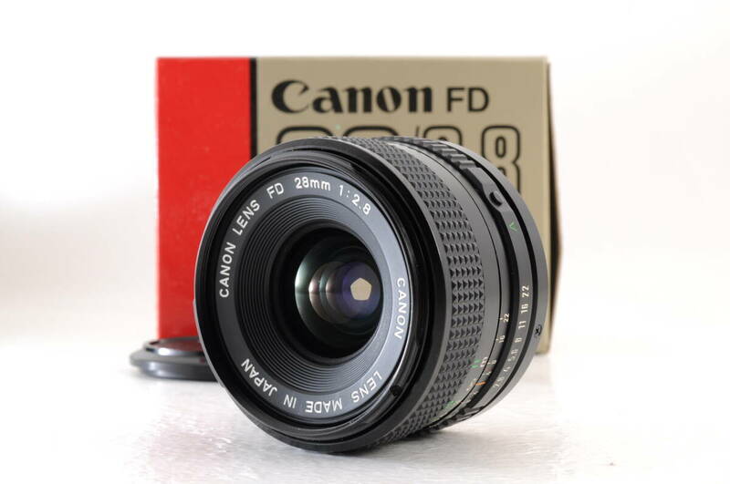 キャノン Canon NEW FD 28ｍｍ f2.8 MF 一眼カメラレンズ 箱付 管GG3039